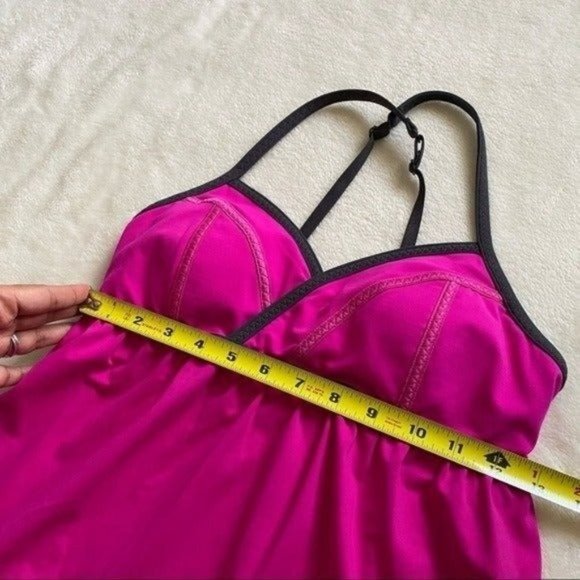 Lululemon Rehearsal Tank Built in Bra Paris Pink Size 4 - Picture 7 of 12